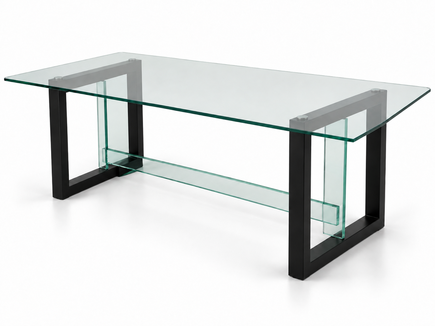 Table en verre — après réparation Ethic Atelier